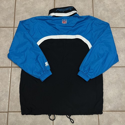 Vintage 90s Carolina Panthers Starter Pro Line Full Zip Windbreaker Jacket Large - Picture 5 of 6