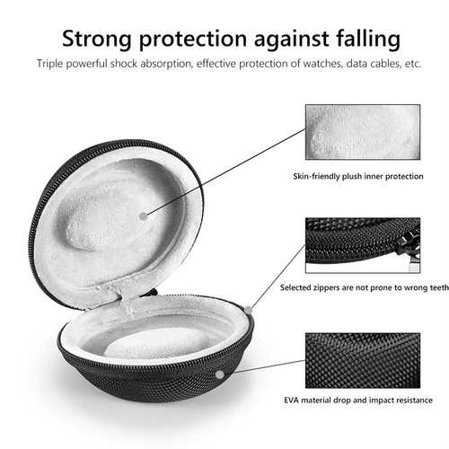 Caja de reloj portátil individual estuche de viaje para sostener reloj de pulsera reloj inteligente - Imagen 5 de 26