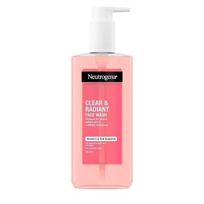 Neutrogena Clear & Radiant Facial Wash (1x 200ml) Clarifying Face Wash for