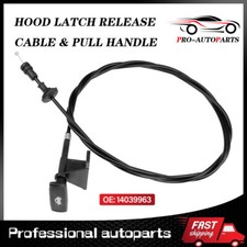 Hood Latch Release Cable & Handle For 1981-1986 Chevrolet  GMC Pickup Truck SUV