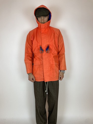 HENRI LLOYD BRI Nylon Hooded rain coat waterproof yachting jacket Mens size 4/M - Picture 20 of 23