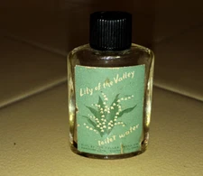 1950’s Vintage Lily Of The Valley Perfume Bottle Empty Labeled Fuller Brush Co.