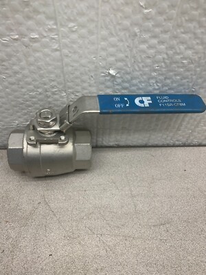 NEW CF FLUID CONTROLS 1-1/2'' 1000 WOG STAINLESS BALL VALVE F11SR-CF8M