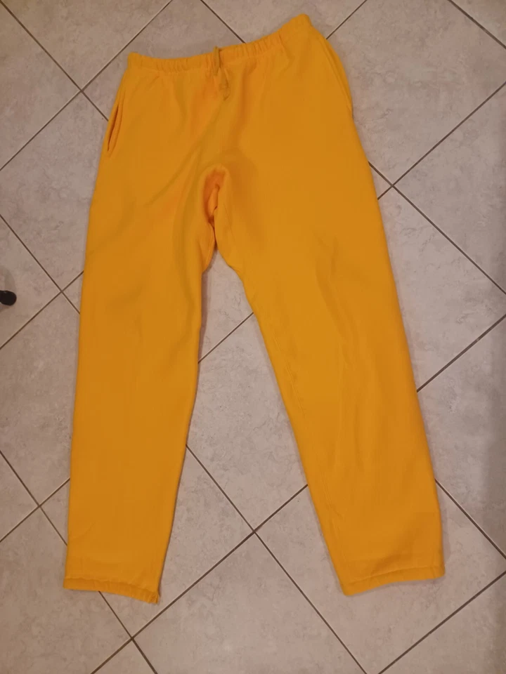 Винтажные тренировочные штаны Camber 233 Cross-Knit Heavyweight Gold Sz.xl сделано в США - Изображение 2 из 4