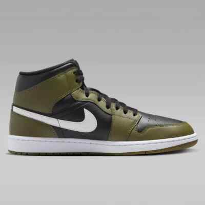 NIKE ナイキ Air Jordan 1 Mid \"Olive Canvas\" FW 18 送料無料 Jordan 1 Mid Olive Canvas for Sale | Authenticity Guaranteed
