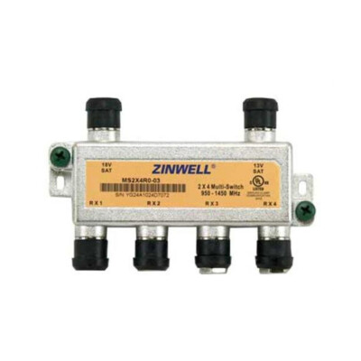 DirecTV Zinwell 2 X 4 Multi-switch 950-1450 Mhz - 1450 Mhz (ms2x4r0-03)