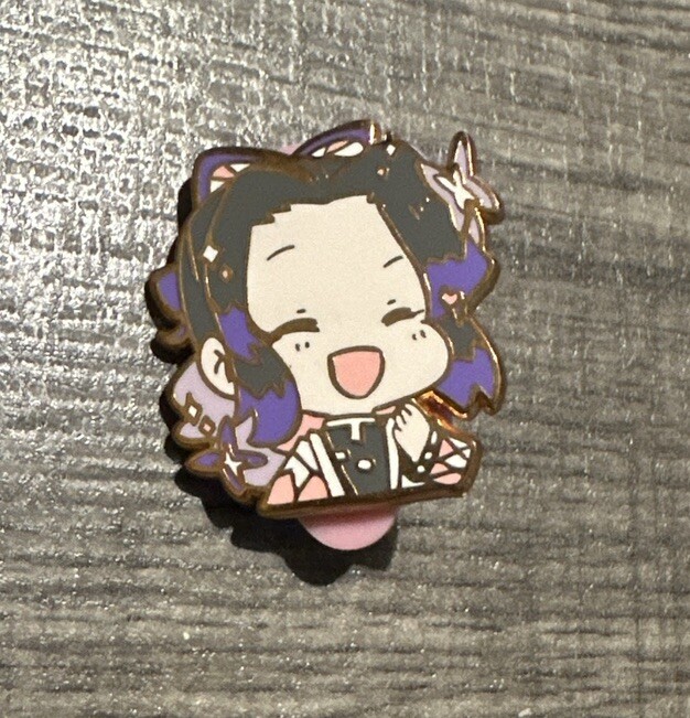 Demon Slayer Shinobu Kocho Bust Enamel  Pin Brooch