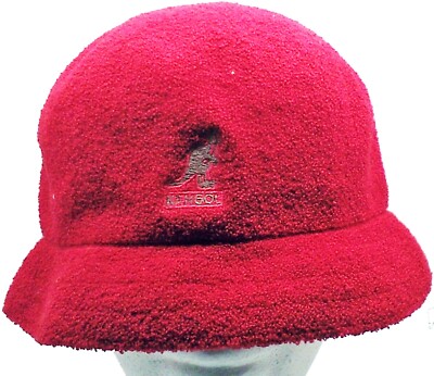 KANGOL BERMUDA CLOCHE CAP ~ GENTLY USED ~ RED HAT~ KANGOL 3483SO01 ~ SMALL