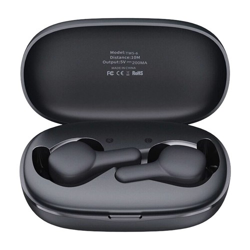 REMAX HIFI TWS-6 Bluetooth 5.0 Headphones DSP Noise Reduction with Charging Box - Picture 3 of 12