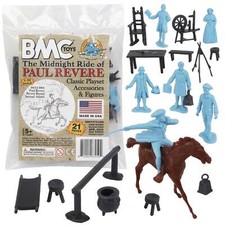 BMC Marx Recast Paul Revere Colonial Figure Furniture Plastic Playset Accessory