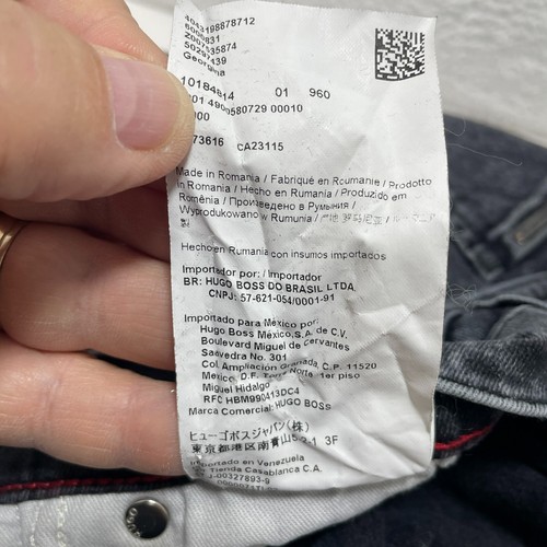 Hugo Boss Womens Skinny Jeans Patterned Stretch Black - Picture 21 of 22