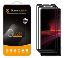 2X Supershieldz Full Cover Tempered Glass Screen Protector for Sony Xperia 1 III