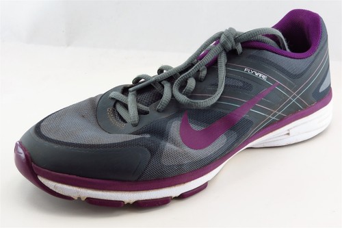 Nike Training Running Shoes Gray Fabric Women 10 Medium