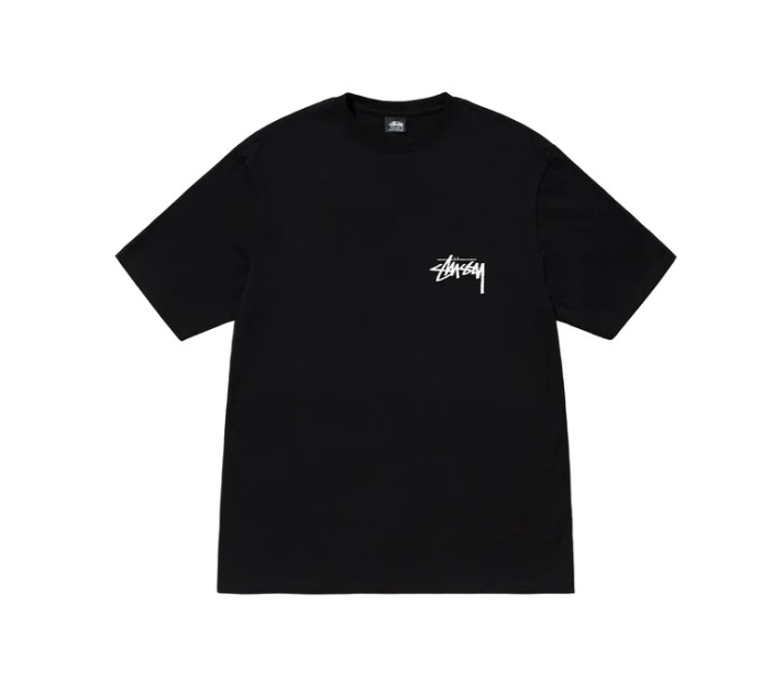 【STUSSY】Old Skool 50-50 SS Tee-Black- ロゴ クラウンTシャツ STUSSY】Old Skool 50-50 SS Tee-Black- ロゴ クラウンTシャツ