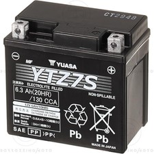 YUASA YTZ7S 12V-6AH SEALED BATTERY YAMAHA WR 250 X 2008-2012