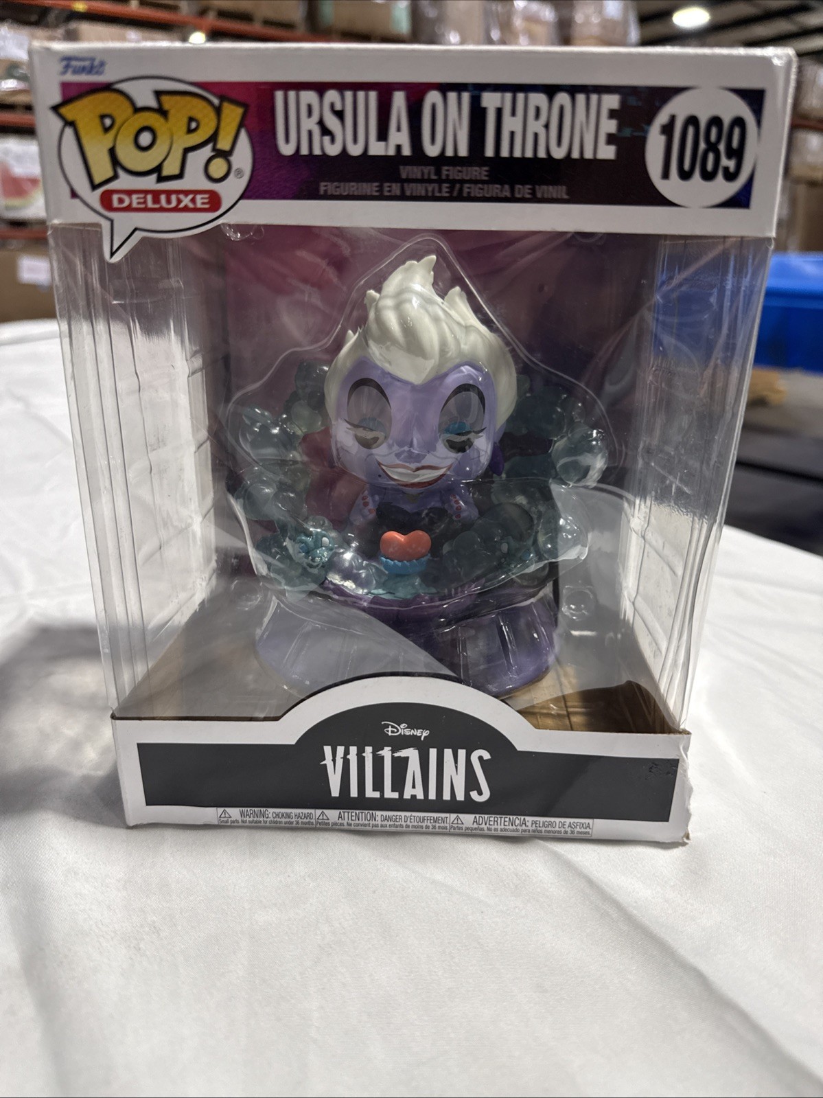Funko Pop Deluxe Ursula on Throne #1089 Villains