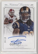2015 Panini National Treasures Collegiate Silver 4/10 Todd Gurley II Auto uk2