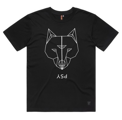 Lunar Howl Tee   Psy Wolf Geometric Vision Shirt | Limited Edition Size XL