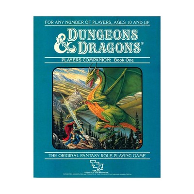 TSR Basic D&D Companion Rules Set - Players Companion Book Only! VG+