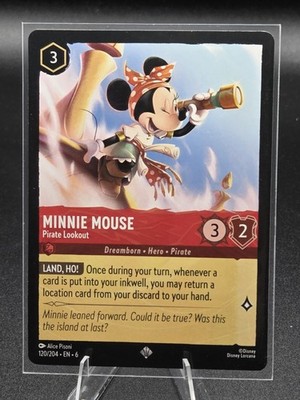 Minnie Mouse Pirate Lookout Super Rare 120/204 Disney Lorcana