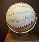Mickey Mantle & Whitey Ford Dual Signed Official MLB Baseball - Rare