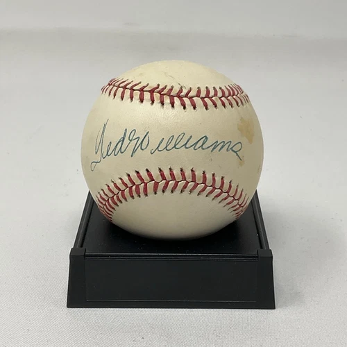 Ted Williams Autographed Signed HOF Boston Red Sox OAL Baseball JSA LOA