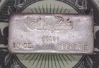 **SILVERTOWNE** 10oz .999 Fine SILVER Poured Bullion Bar #46086 ECC&C, Inc.