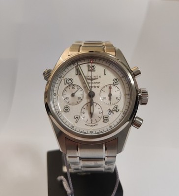 LONGINES SPIRIT CHRONOGRAPH AUTOMATIK UHR NEU L38204736