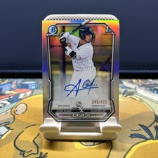 2026 Bowman, Adrian Gil CPA-AG 1st Bowman, Chrome Refractor Auto /499, White Sox