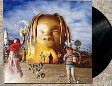 MURDA BEATZ SIGNED TRAVIS SCOTT ASTROWORLD VINYL LP INSCRIPTION - BECKETT COA