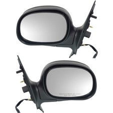 Power Mirror Set For 1998-02 Ford Expedition Xlt Lh Rh Manual Folding Paintable