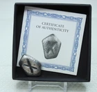 2026 Germania  Antique Finish UV Effect Gebo 1oz Silver Cast Rune Box w/COA