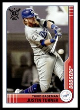 2021 Topps Big League Justin Turner Los Angeles Dodgers #220 11578
