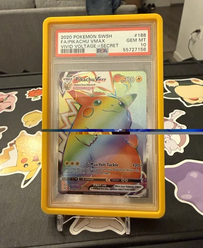 The Pokémon Company Vivid Voltage Pikachu VMAX Secret Rare Holo PSA 10 188/185