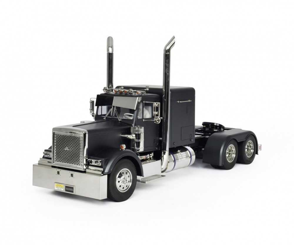 Tamiya 300056356 - 1:14 RC Grand Hauler Matte Black Edition - New