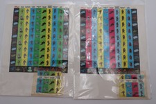 Kelloggs 1987 Captain Power Lord Dread UGA Premium Stamp Sticker Sheet Mint