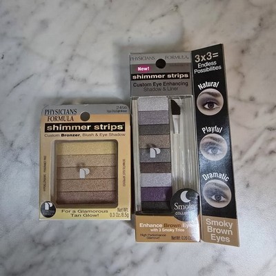 Physicians Formula Shimmer Strips 2456 Vegas Strip, Smoky Brown Eyes 1147