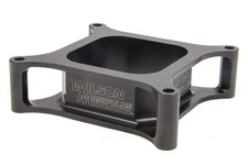 Wilson Manifolds Carburetor Spacer 2 In Thick Lightweight Open Square Bore Alum