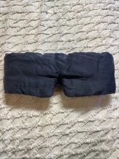 Drowsy Silk Sleep Mask Padded, Face-Hugging, Darkness Midnight Blue