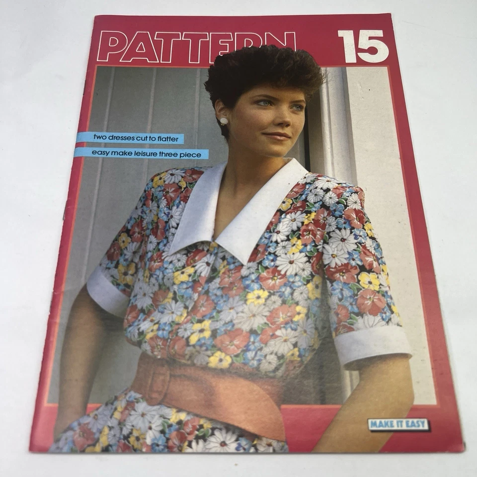 Vintage Sewing Pattern Make it Easy No.15 Paper Pattern 90’s Fashion - Image 4 of 4