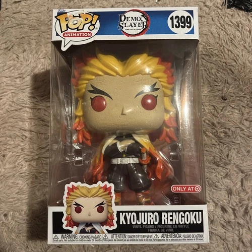 Funko Pop Kyojuro Rengoku Demon Slayer #1399 Vinyl Figure 10" NIB