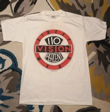 Vision Street Wear 110% skateboard shirt Large nos deck shoes gator vintge