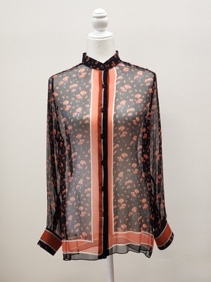 NWT $1380 Ermanno Scervino 100%Silk Shirts IT44