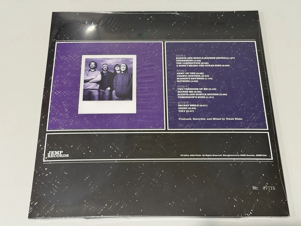 Phish Undermind 2-LP 180g Vinyl ["Tiny" Pressing] Black Purple Splatter Numbered - Image 3 of 4