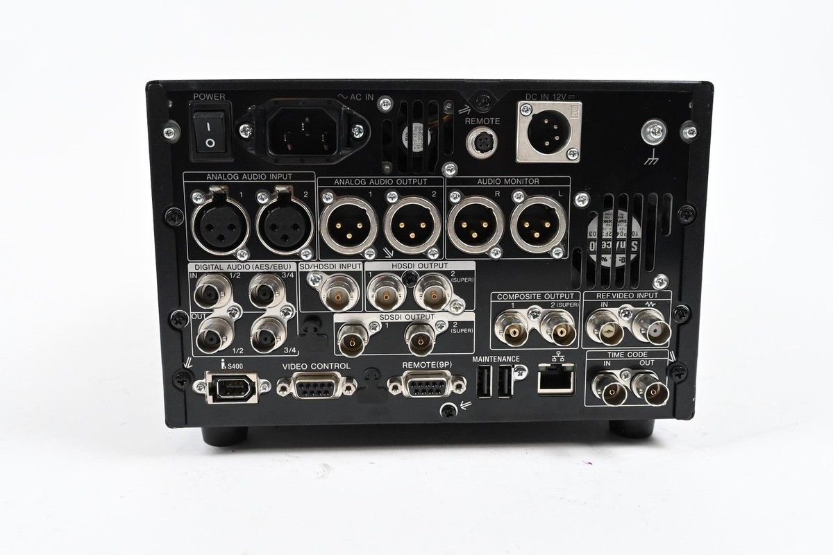 Sony PDW-F1600 XDCAM HD422 Professional Disk Recorder Deck #408 | eBay