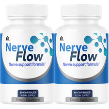 Nerve Flow Advanced Nerve Support Nerve Flow Supplement Official - 2 Bottles