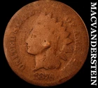 1876 Indian Head Cent - Scarce  Semi-key  Better Date  No Reserve  #K1470