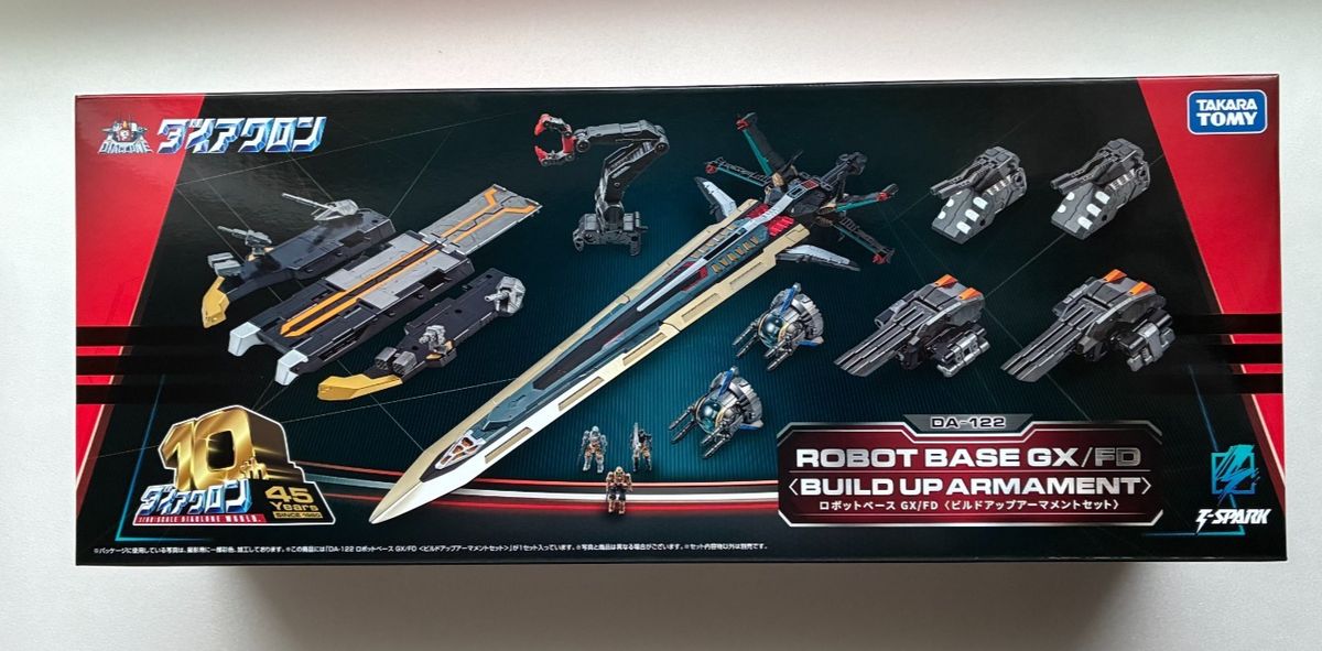 Diaclone DA-122 Robot Base GX/FD (Build-Up Armament Set) Takara