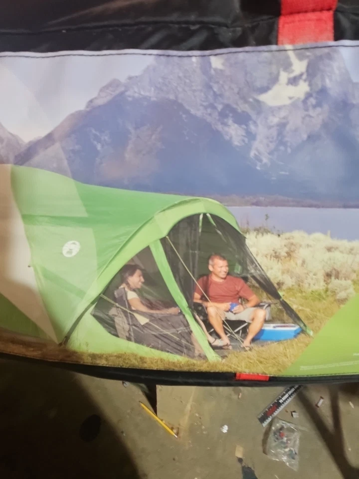 Barraca Coleman 2000007824 Evanston 15x12 pés 8 pessoas - Verde - Imagem 3 de 4