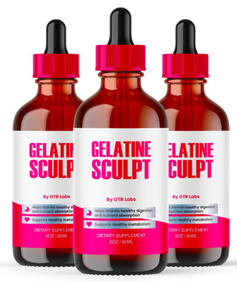 Gelatine Sculpt Drops, Gelatinesculpt Weight Loss Supplement Metabolism 90 Serv.